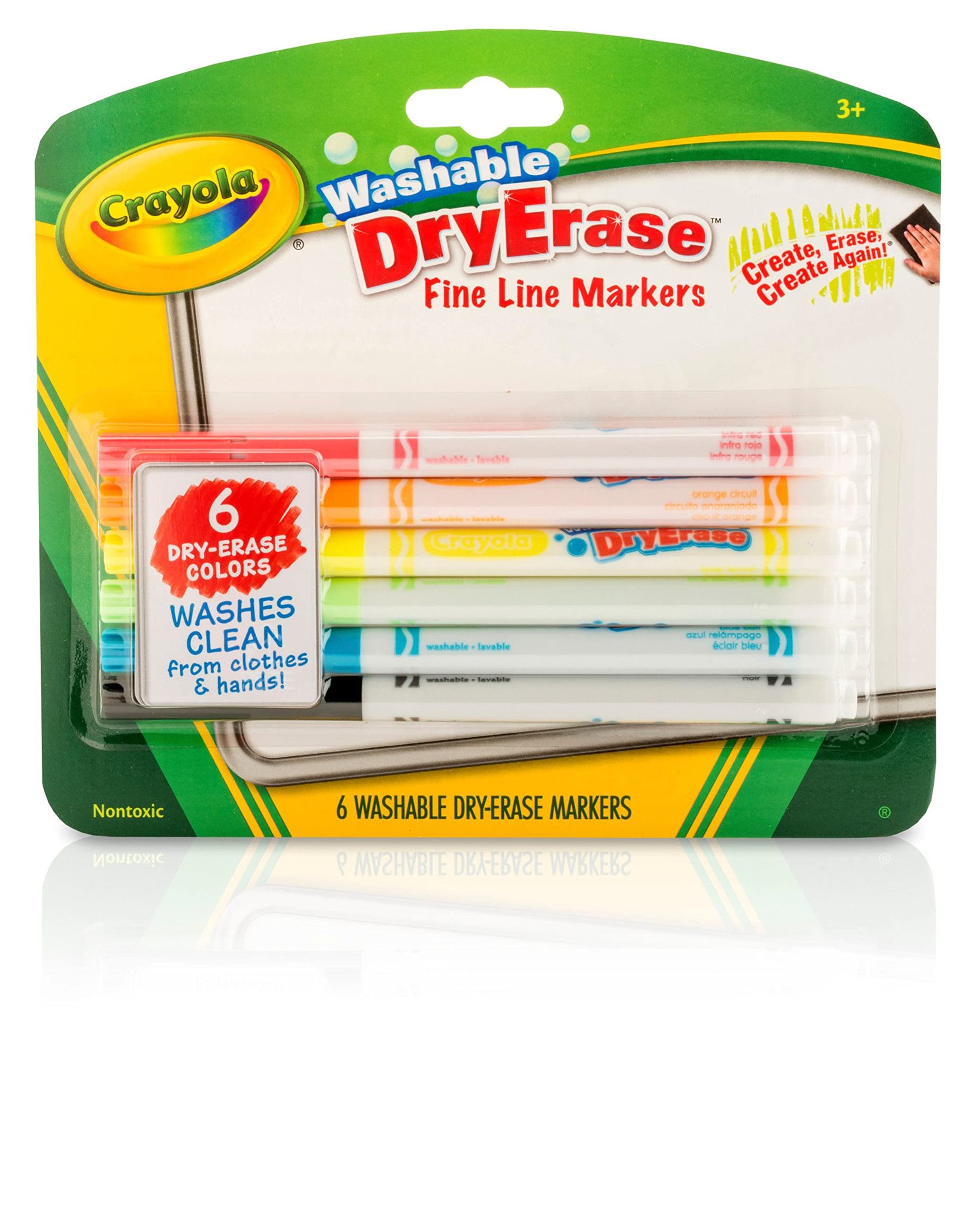 Algopix Similar Product 15 - Crayola Dry Erase 6 Pack