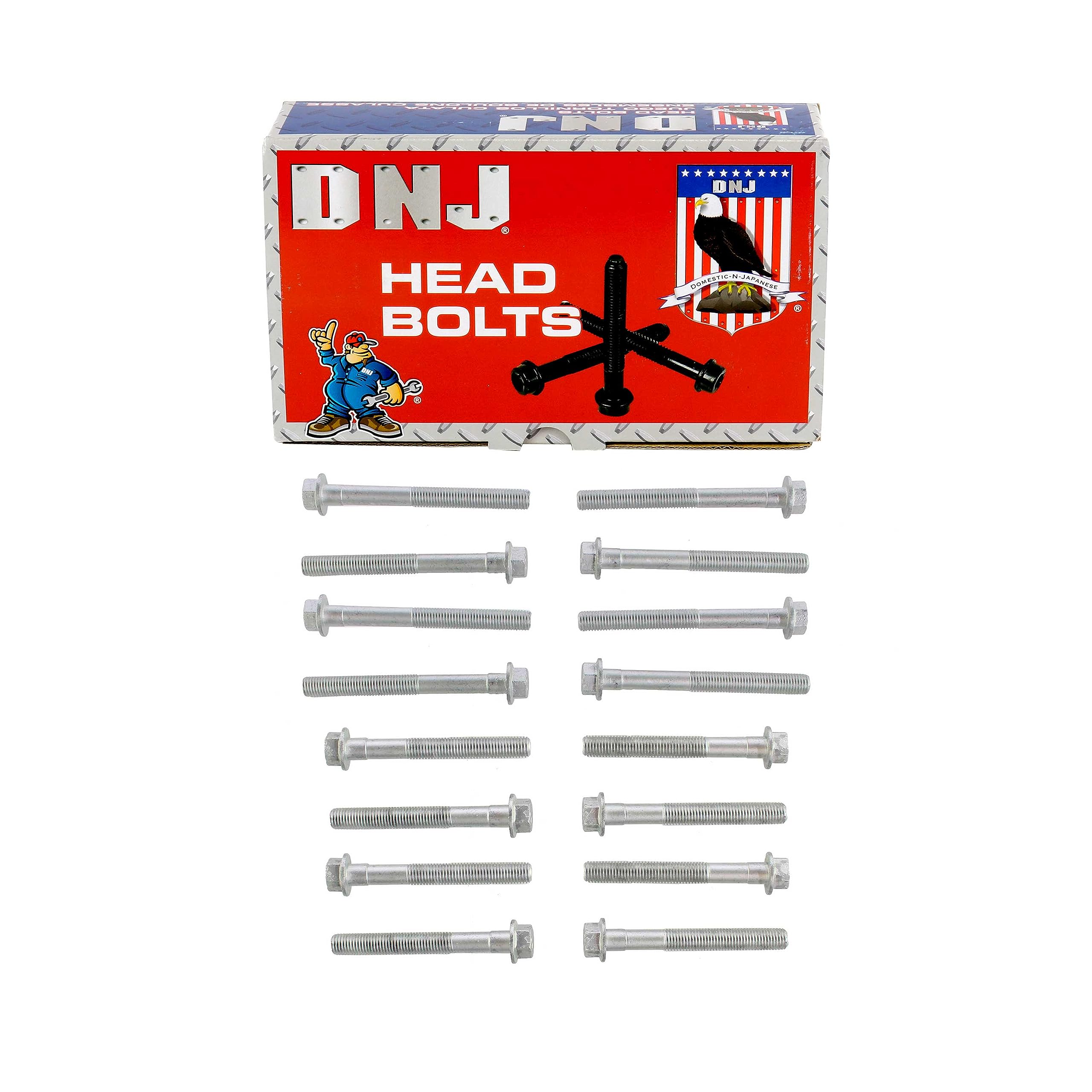 Algopix Similar Product 11 - DNJ HBK3131 Head Bolt Kit for 19872007