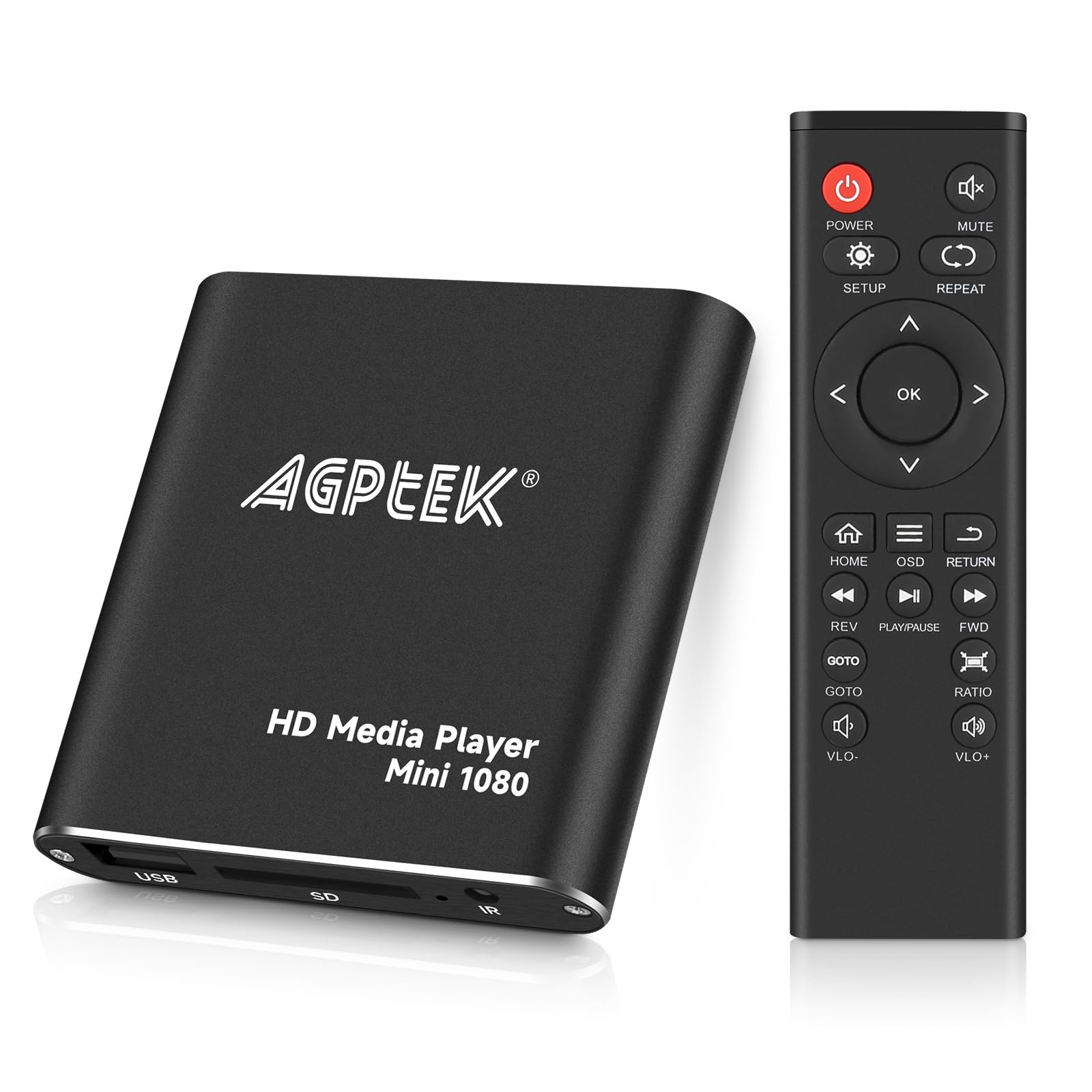 Algopix Similar Product 10 - HDMI Media Player Black Mini 1080p