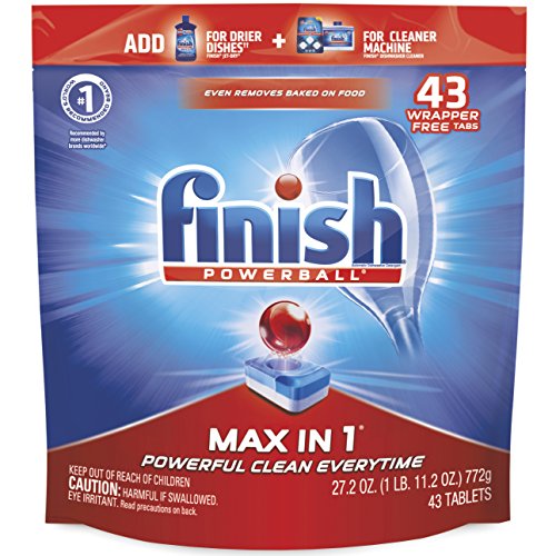 Algopix Similar Product 17 - Finish  Max in 1  43ct  Dishwasher