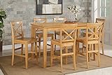 Algopix Similar Product 16 - 7 Pc pub Table set Table and 6 Kitchen