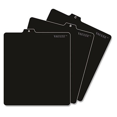 Algopix Similar Product 20 - AZ CD File Guides 5 x 5 34 Black