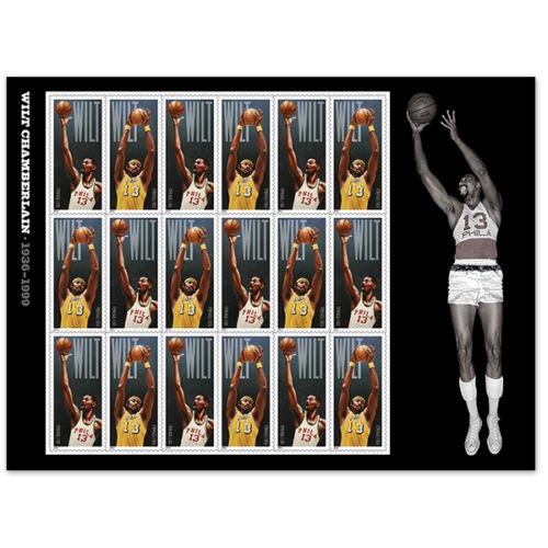 Algopix Similar Product 7 - 2014 Wilt Chamberlain Sheet of 18