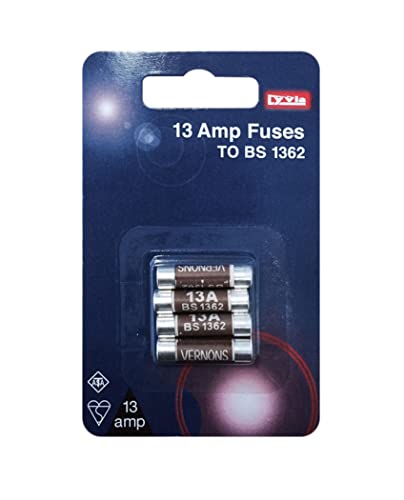 Algopix Similar Product 8 - Dencon 13A Fuses Pack of 4 One Size