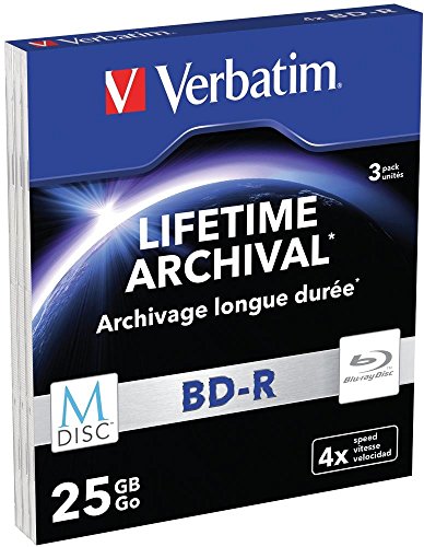 Algopix Similar Product 15 - Verbatim 43827  MDISC BDR 4X 3Pack