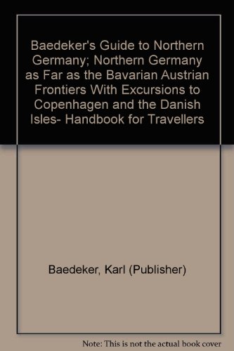 Algopix Similar Product 4 - Baedekers Guide to Northern Germany