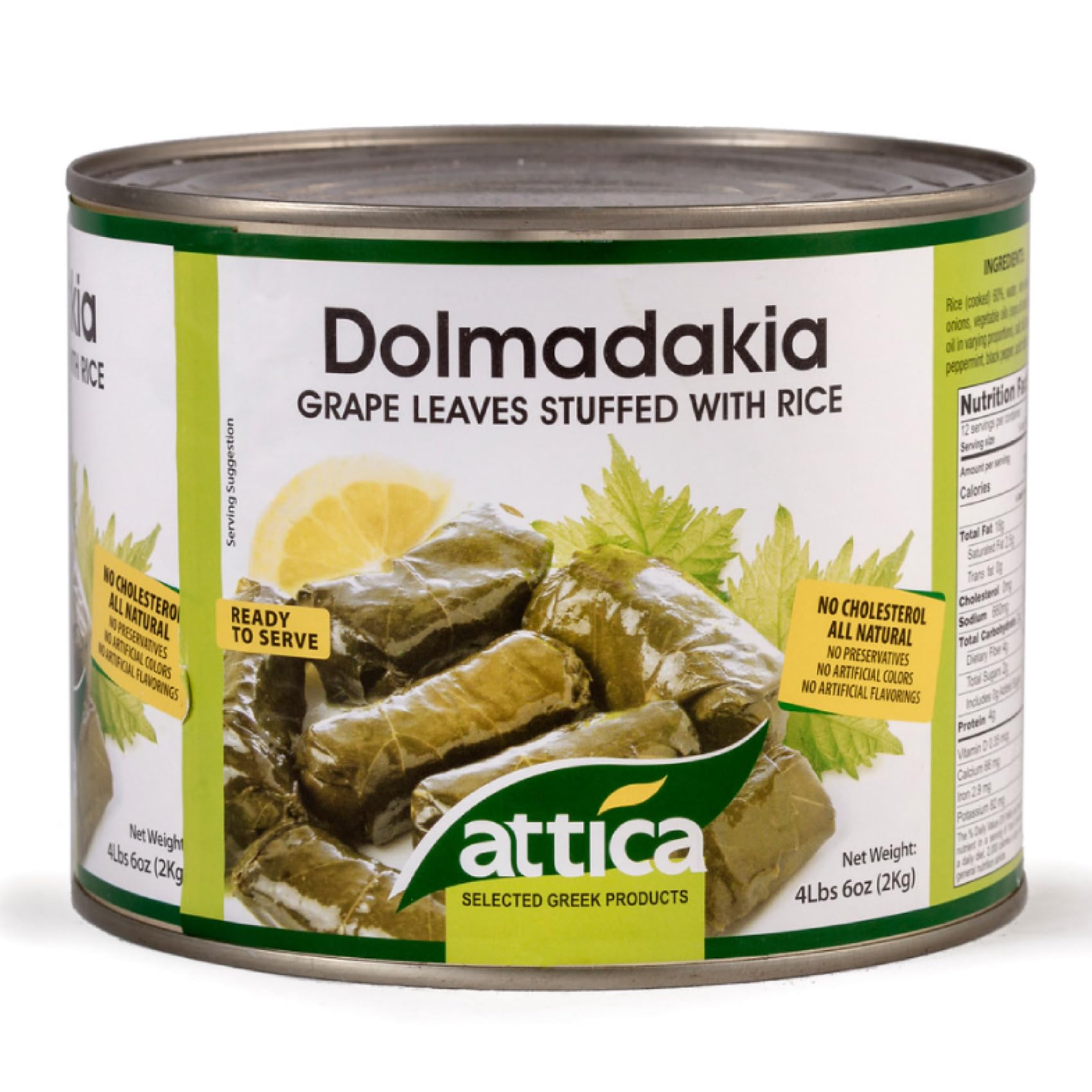 Algopix Similar Product 8 - Attica Stuffed Grape Leaves Dolmas