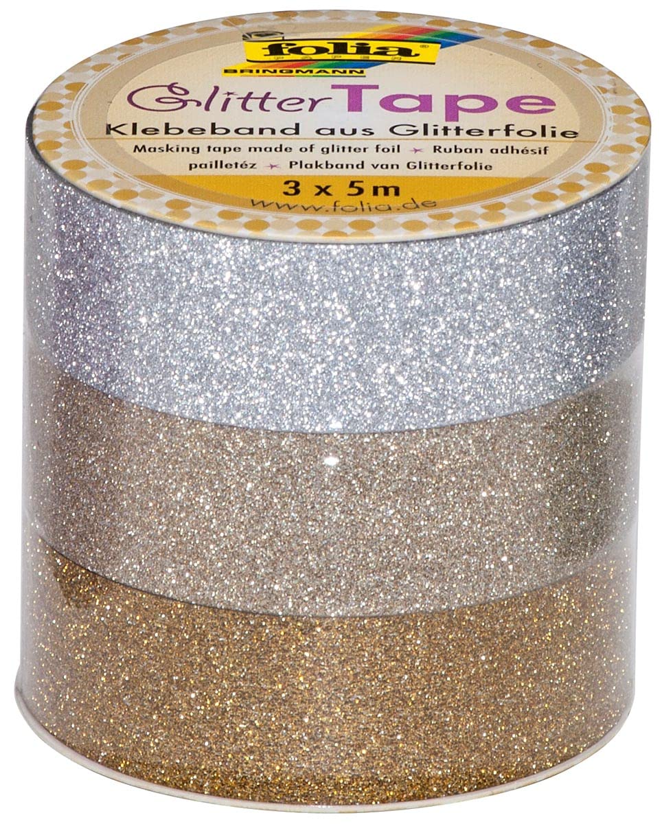 Algopix Similar Product 14 - Folia Decorative Adhesive Tape Glitter