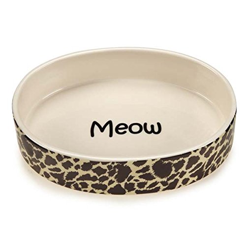 Algopix Similar Product 1 - SAVVY TABBY Wild Time Cat Dish Brown