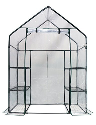 Algopix Similar Product 12 - Homewell Walkin Greenhouse Kit 3 Tiers