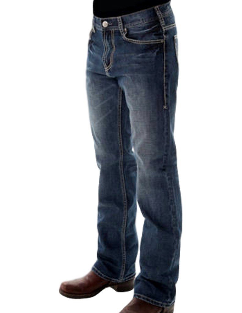 Algopix Similar Product 20 - B Tuff Western Denim Jeans Mens Hooah