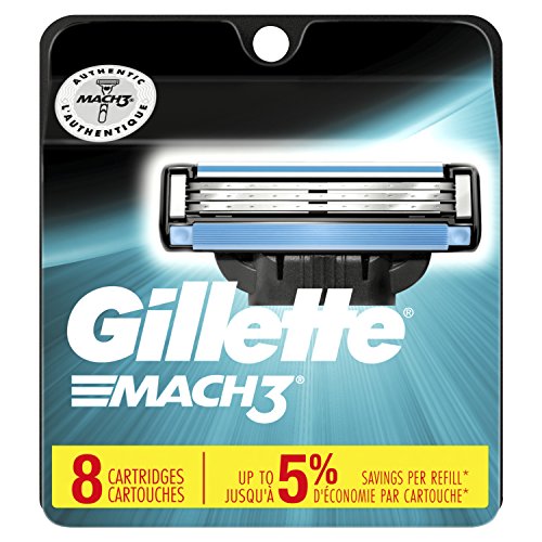 Algopix Similar Product 19 - Gillette Mach3 Mens Razor Blades  8