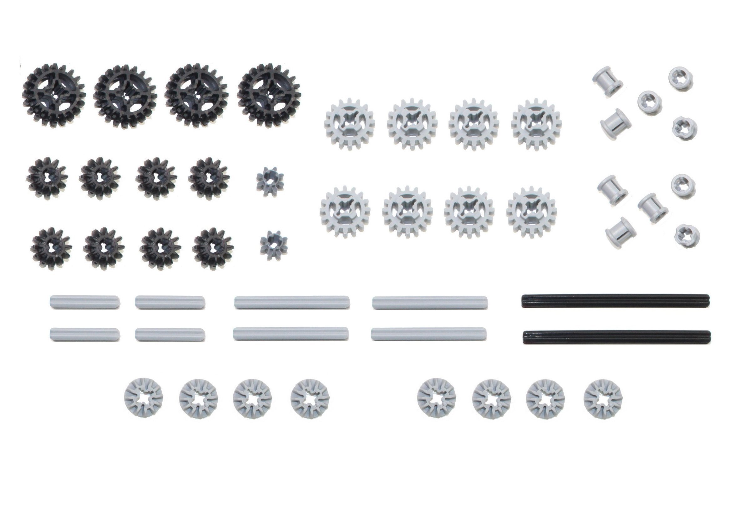 Algopix Similar Product 20 - LEGO 50pc Technic gear & axle SET