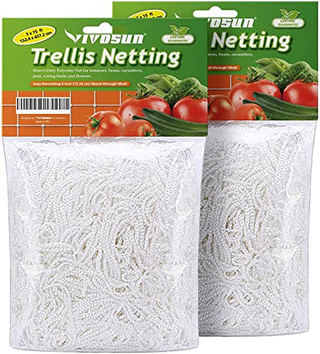 Algopix Similar Product 13 - VIVOSUN Trellis Netting Heavyduty
