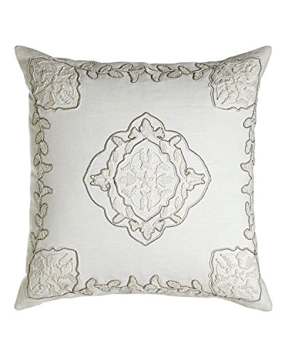 Algopix Similar Product 9 - Marrakech Taj Pillow, 24"Sq., WHITE