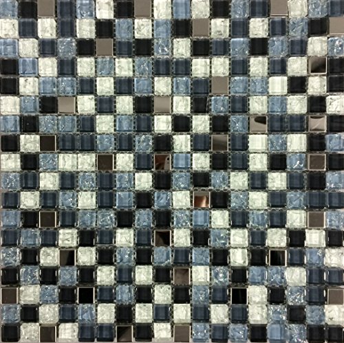 Algopix Similar Product 7 - Newport Blue Mosaic 12 In X 12 In