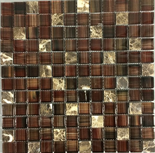 Algopix Similar Product 19 - kerdecora Oshawa Glass Mosaic