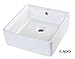 Algopix Similar Product 20 - EAGO BA130 15 Square Ceramic Bathroom