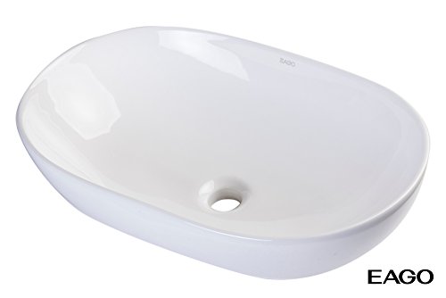 Algopix Similar Product 16 - EAGO BA352 23 Oval Ceramic Bathroom