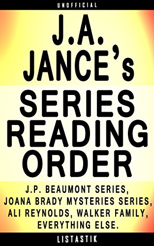 Algopix Similar Product 3 - JA Jance Series Reading Order Series