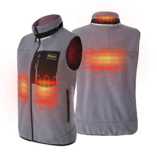 Algopix Similar Product 10 - PROSmart Heated Vest Polar Fleece