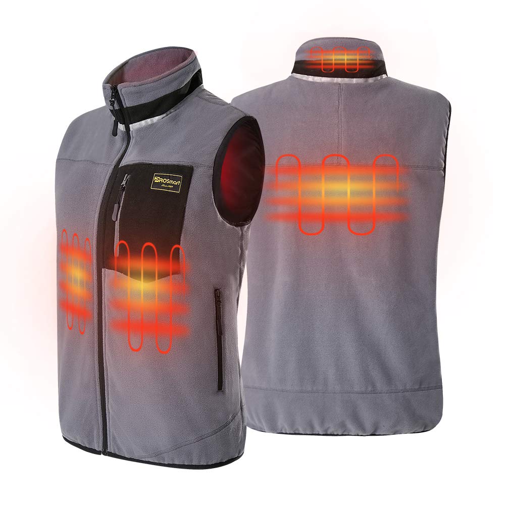 Algopix Similar Product 8 - PROSmart Heated Vest Polar Fleece