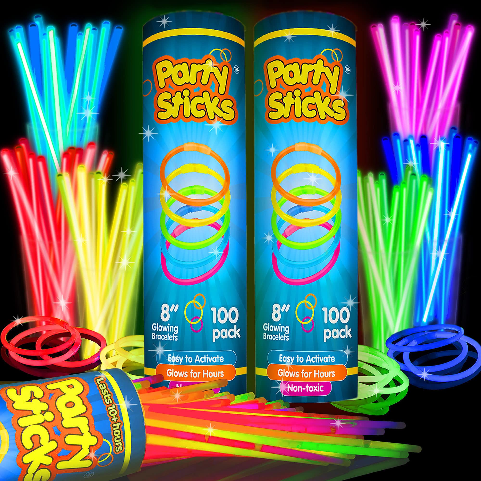 Algopix Similar Product 19 - PartySticks Glow Sticks Party Supplies