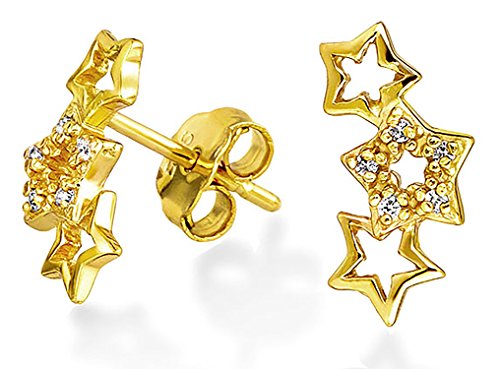 Algopix Similar Product 5 - Three Crawler Pave CZ Cubic Zirconia