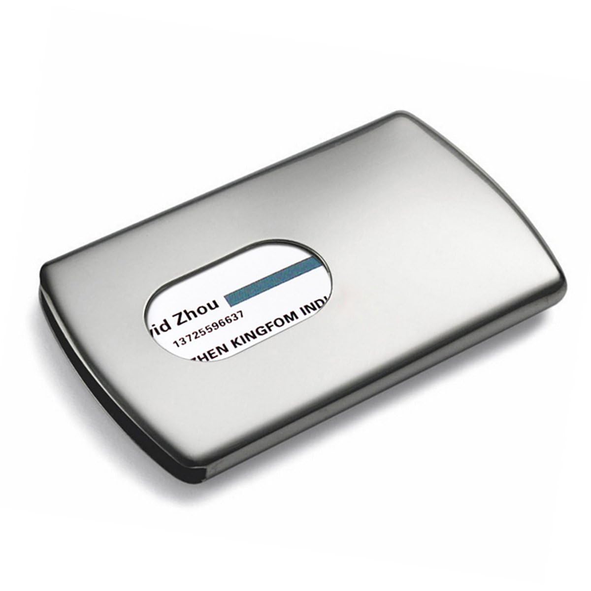 Algopix Similar Product 12 - KINGFOM Business Card Holder Stainless
