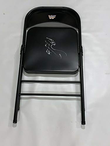 Algopix Similar Product 14 - Shawn Michaels Signed Steel Chair Wwf