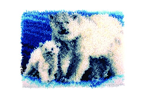 Algopix Similar Product 16 - Wonderart Arctic Family Latch Hook Kit