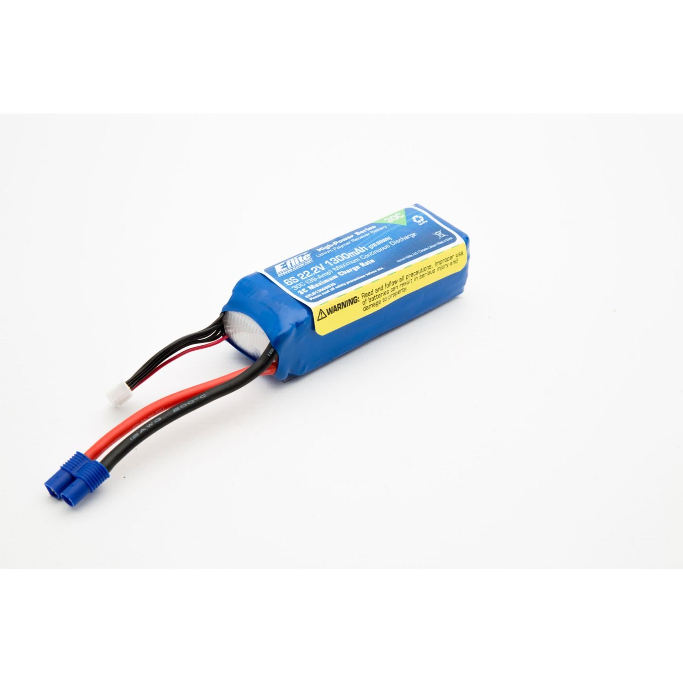 Algopix Similar Product 20 - Eflite 1300mAh 6S 222V 30C LiPo 13AWG