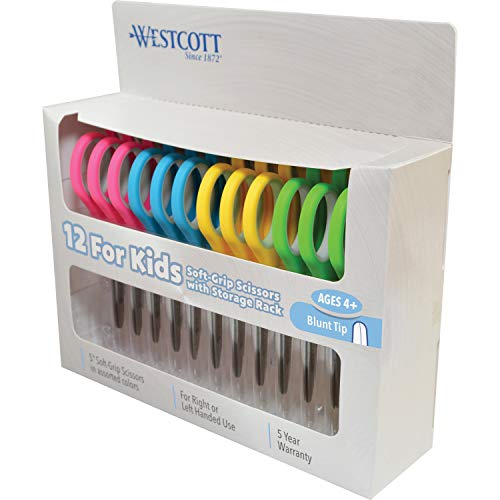 Algopix Similar Product 2 - Westcott Soft Handle 5 Kids Scissors