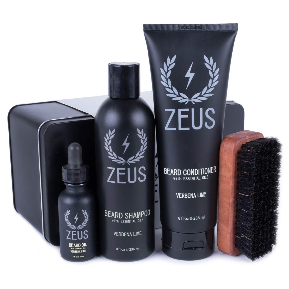 Algopix Similar Product 5 - ZEUS Deluxe Beard Wash  Grooming Kit