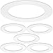 Algopix Similar Product 9 - 5 Pack Gloss White Goof Trim Ring for