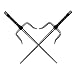 Algopix Similar Product 14 - 18 Inches Set of Two Chrome Sai with