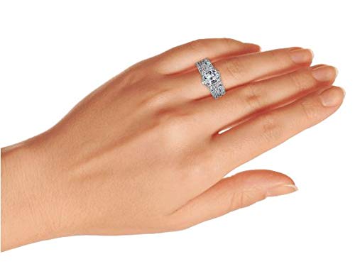 Algopix Similar Product 6 - Elegant Art Deco Style 2CT Solitaire