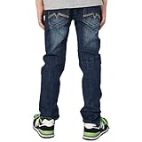 Algopix Similar Product 10 - LEO&LILY Boys' Big Jeans, Dis Blue, 16