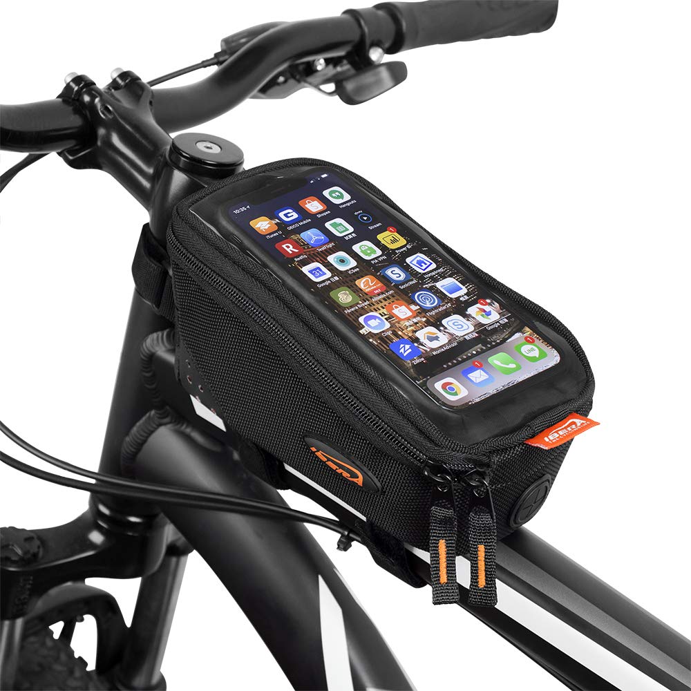 Algopix Similar Product 12 - Ibera Bicycle Top Tube Phone Bag