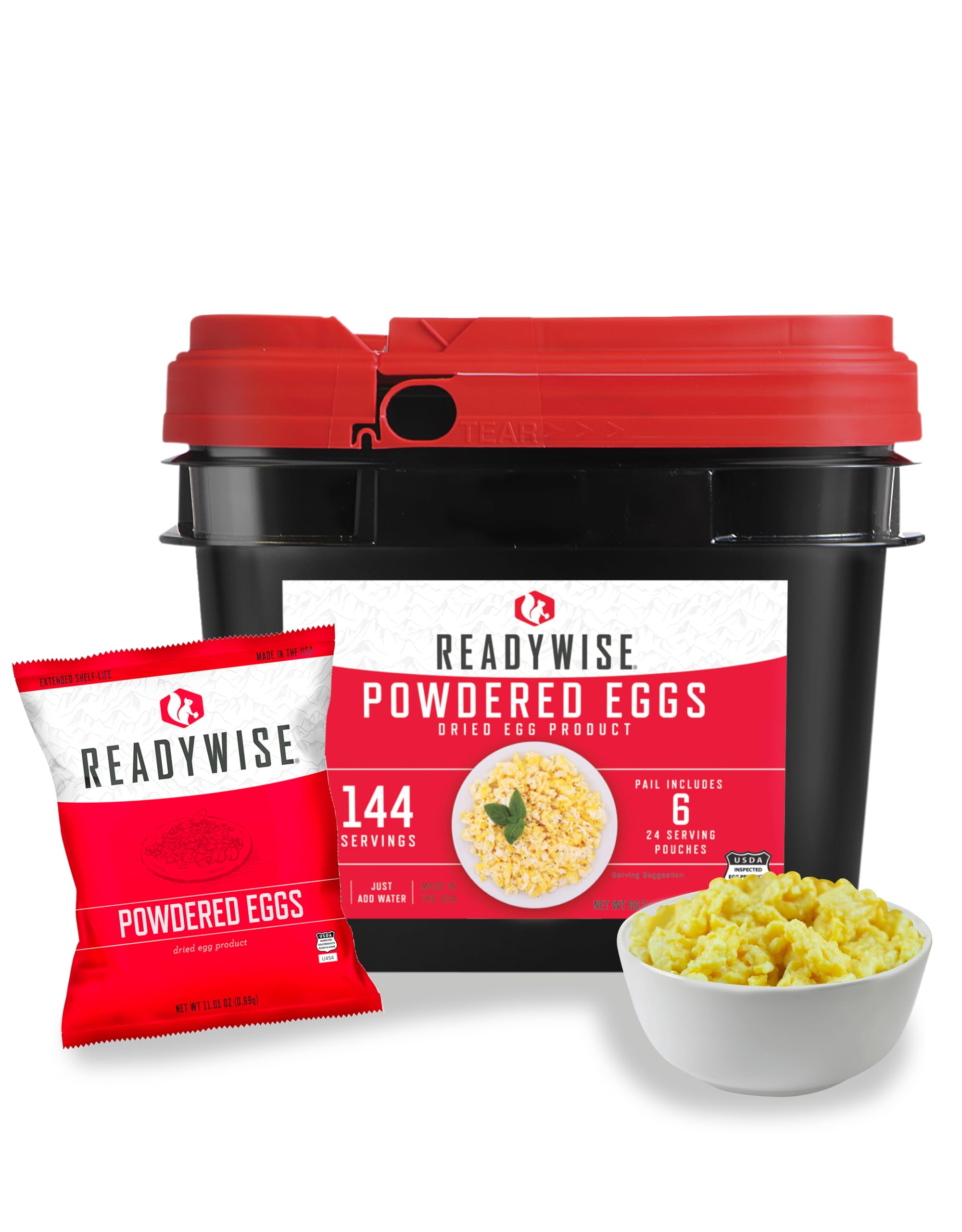 Algopix Similar Product 4 - READYWISE Powdered Eggs Bucket 144
