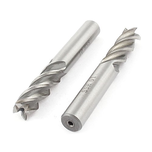 Algopix Similar Product 20 - 10mmx10mmx30mmx74mm 4 Flutes HSS