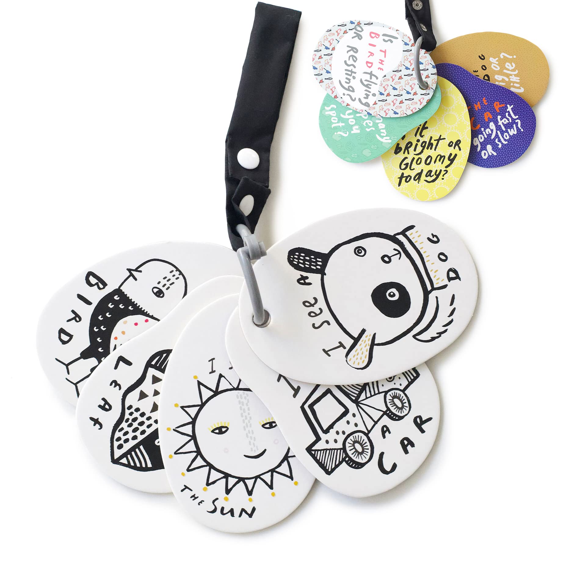 Algopix Similar Product 3 - Wee Gallery Stroller Cards  I See On a