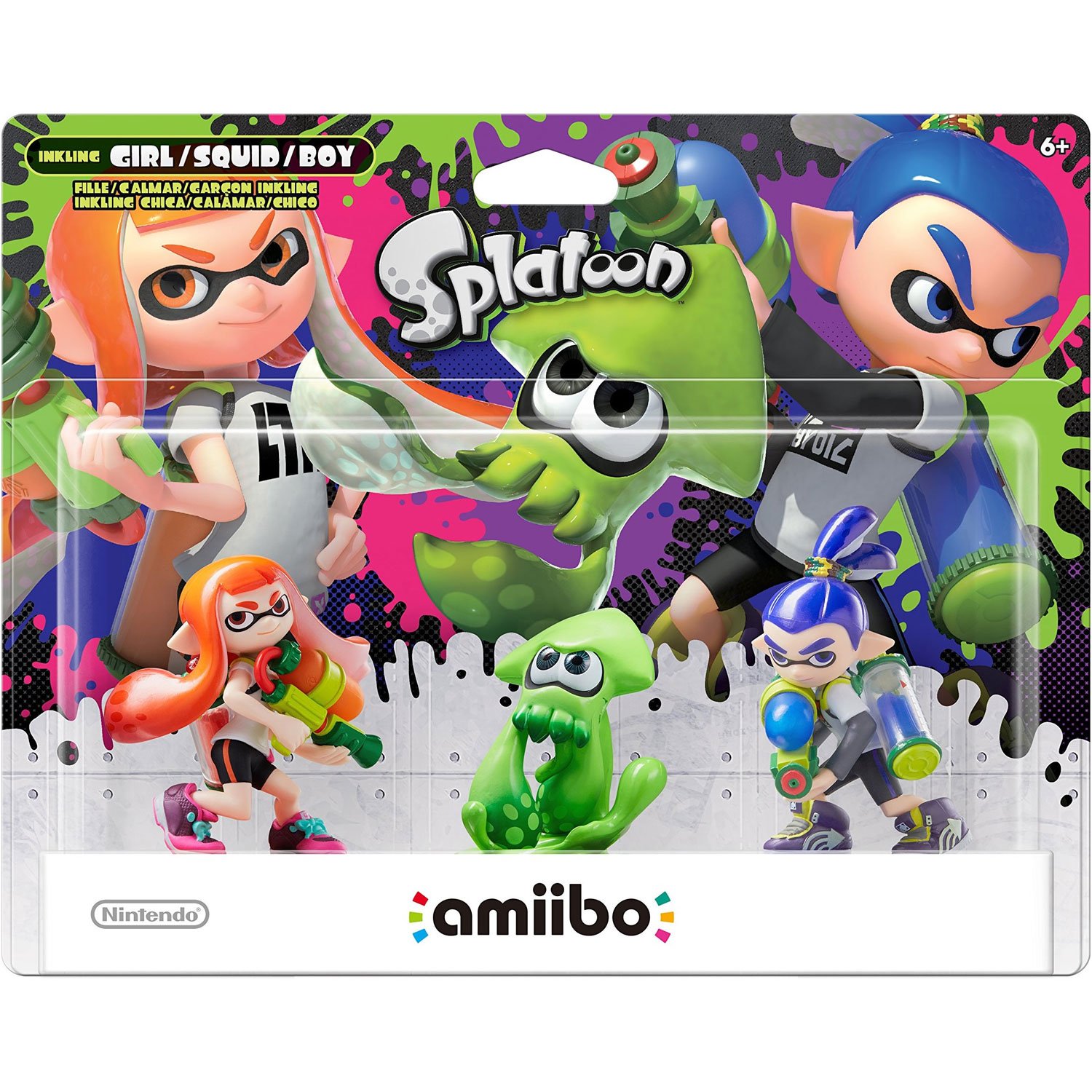Algopix Similar Product 15 - Splatoon 3-pack amiibo (Splatoon Series)