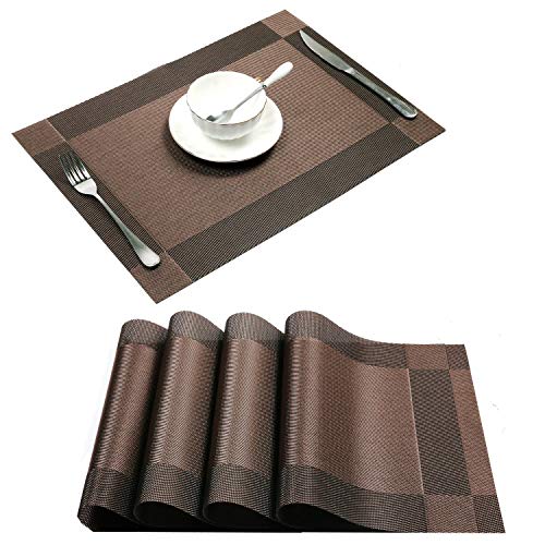 Algopix Similar Product 6 - UArtlines Placemat Crossweave Woven