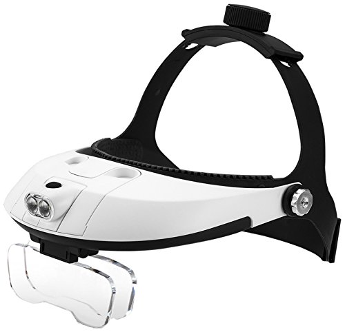 Algopix Similar Product 6 - FiveJoy Handsfree Head Mount Magnifier