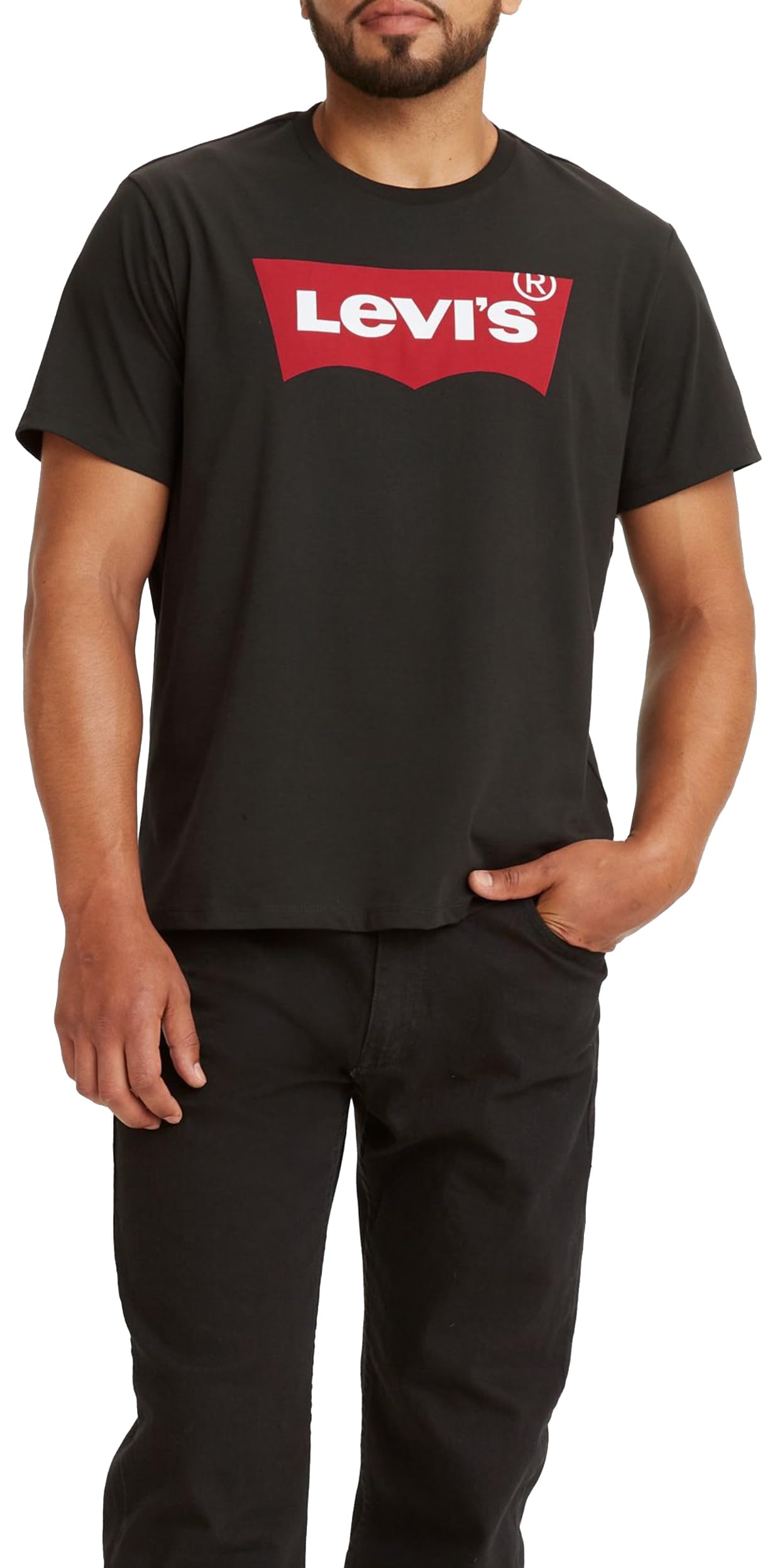Algopix Similar Product 14 - Levis Graphic Set-In Neck Mens T-Shirt M