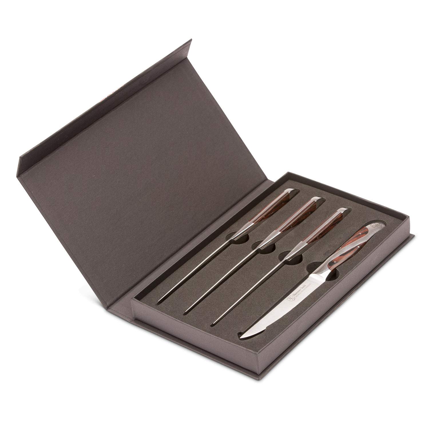 Algopix Similar Product 6 - Hammer Stahl Steak Knives Set Of 4 