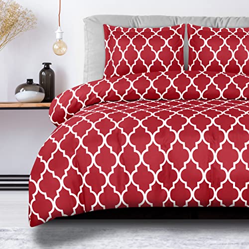 Algopix Similar Product 8 - Utopia Bedding Duvet Cover Quatrefoil