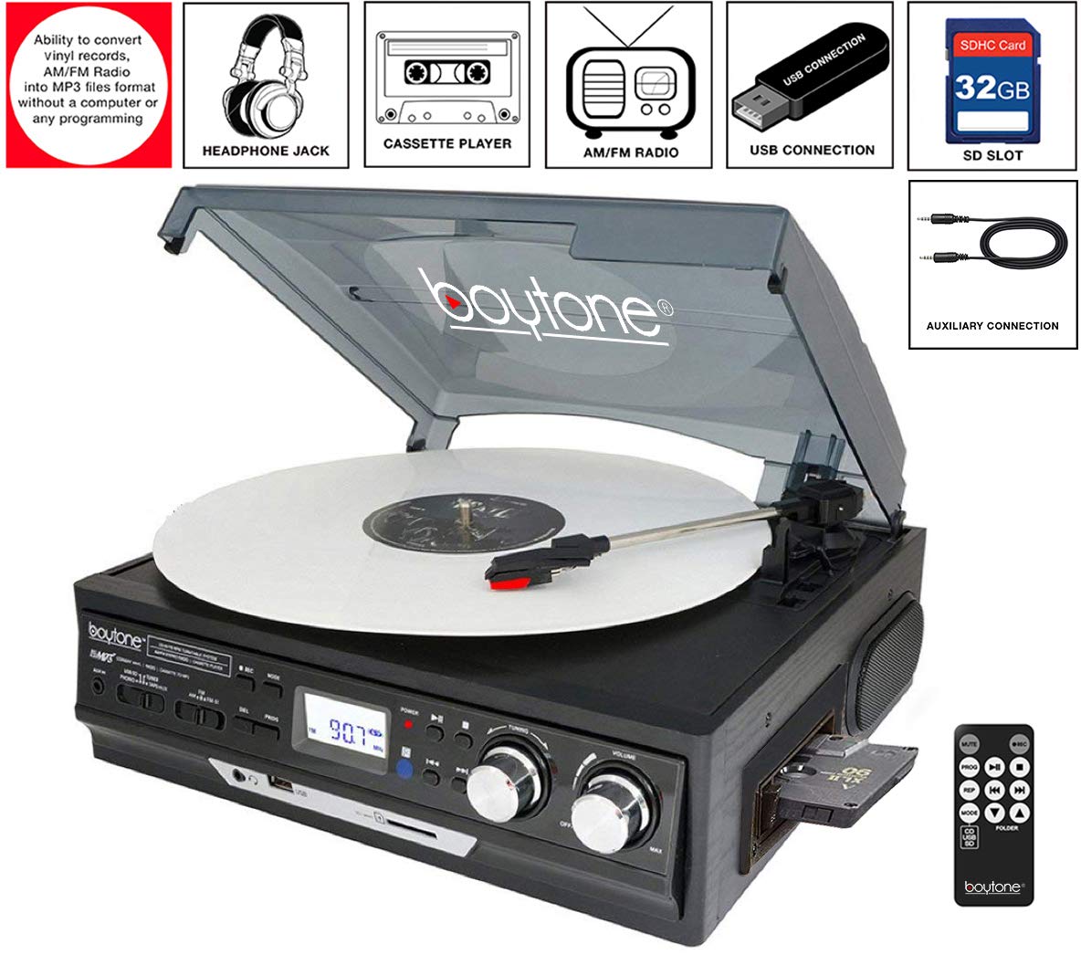 Algopix Similar Product 1 - Boytone BT17DJBC 6in 1 Turntable