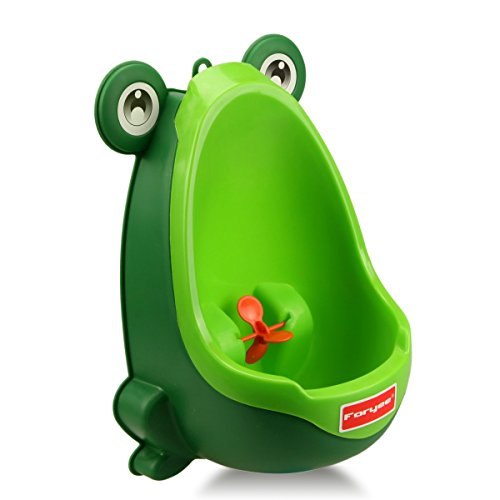 Algopix Similar Product 17 - Foryee Cute Frog Potty Training Urinal